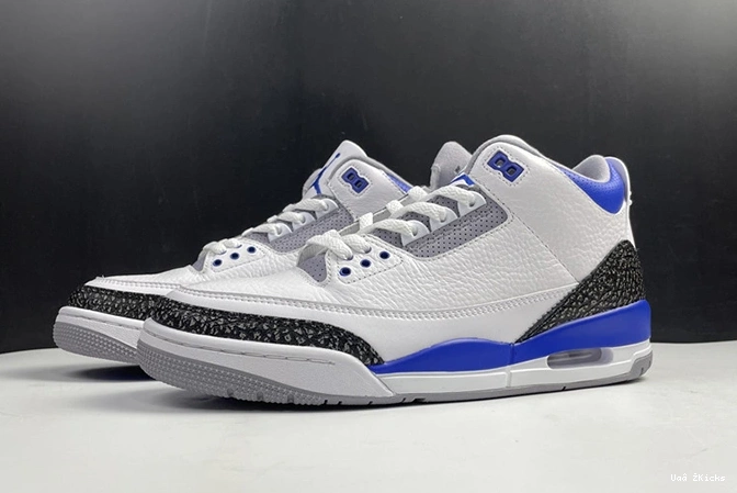 5029 CT8532- Blue Racer 3 Air Jordan Flexible Retro 398 1007